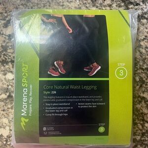 Marena Sport Core Natural Waist Legging-Post operative recovery for lift or lipo